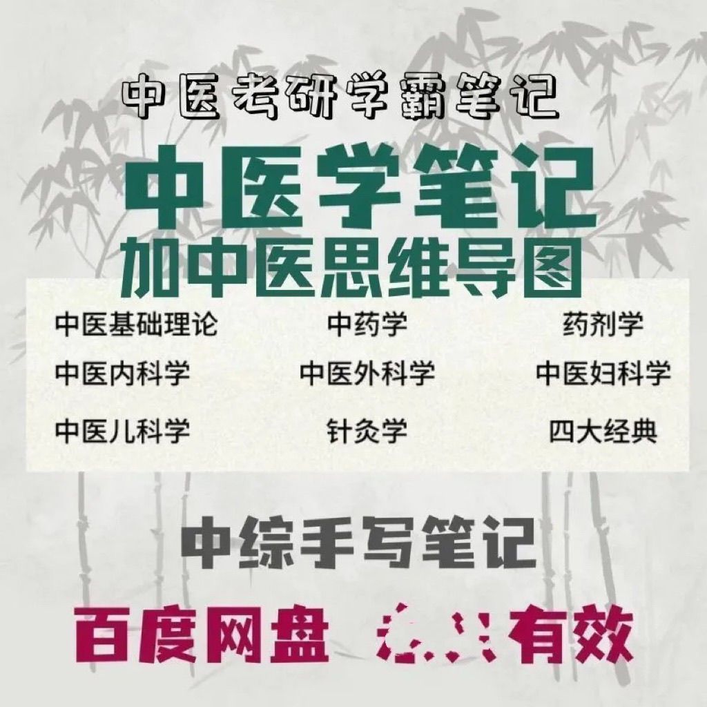 【中医学笔记】中医诊断手写笔记考研学霸笔记思维导图素材电子版--拼多多虚拟产品4241期虚拟产品货源网